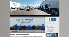 Desktop Screenshot of guzmanelectric.com